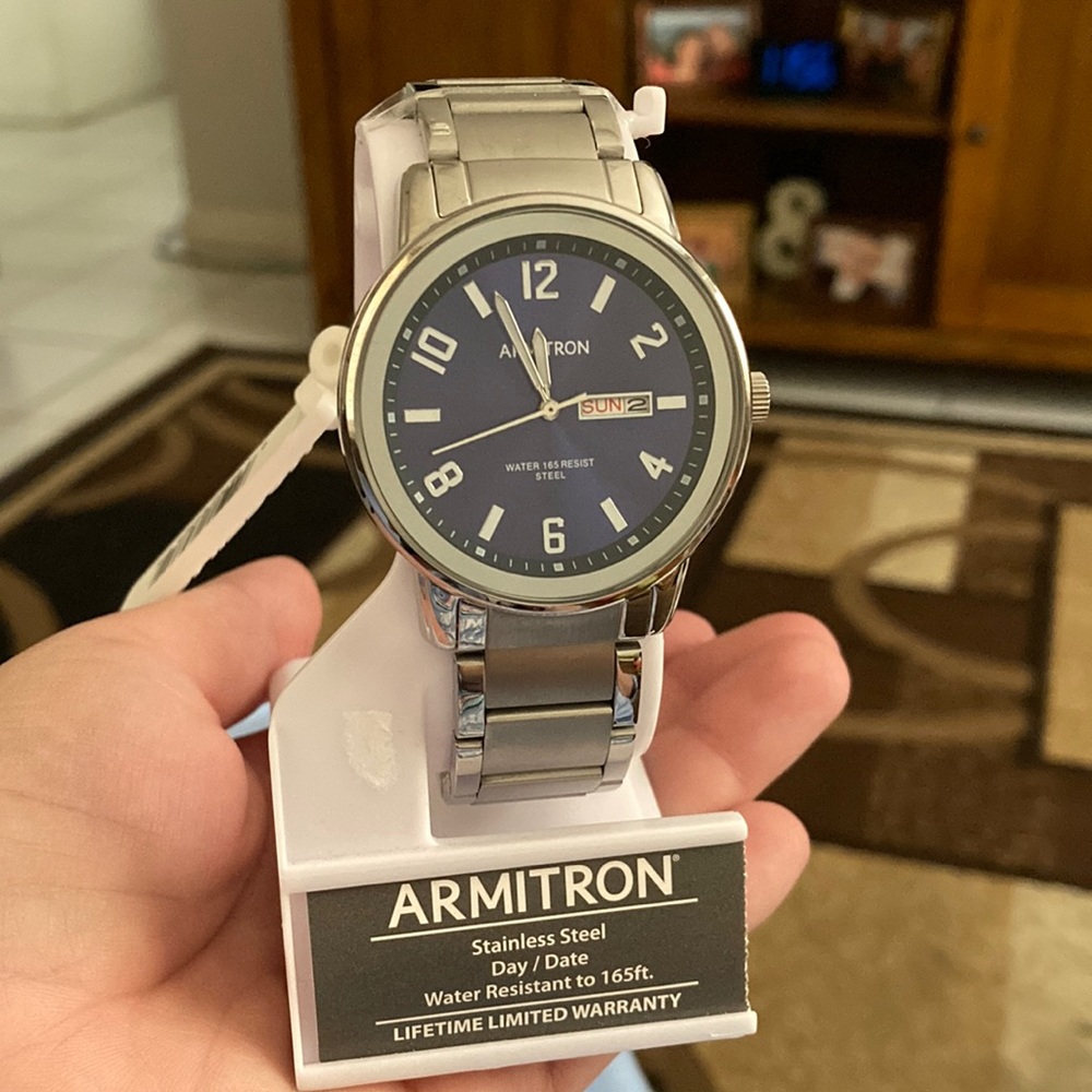 Brand new Armitron day date watch